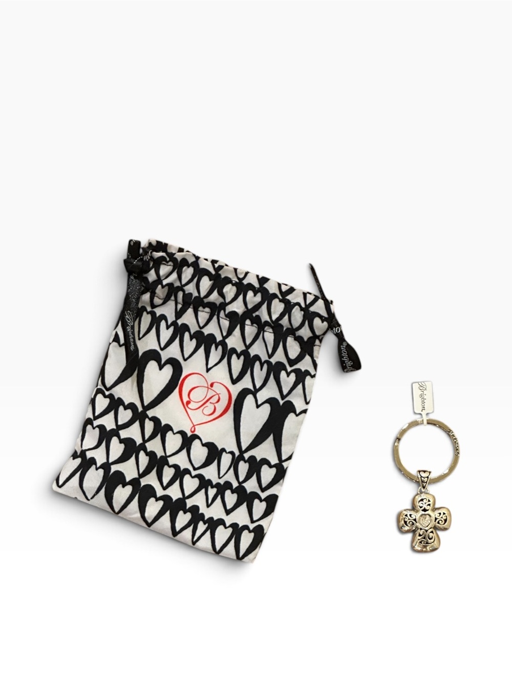 Brighton Divinity Cross Key Fob -- NWT